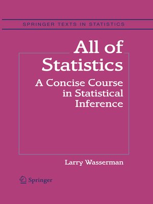 cover image of All of Statistics
